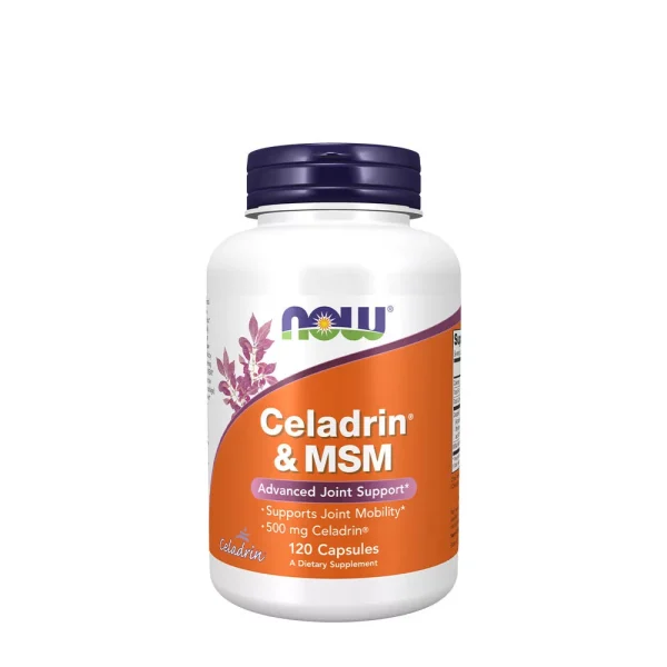 NOW Foods Celadrin 500 mg con MSM – 120 cápsulas