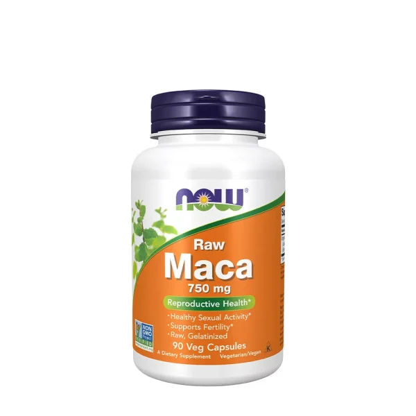 NOW Foods Maca Gelatinizada 750 mg – 90 cápsulas vegetales