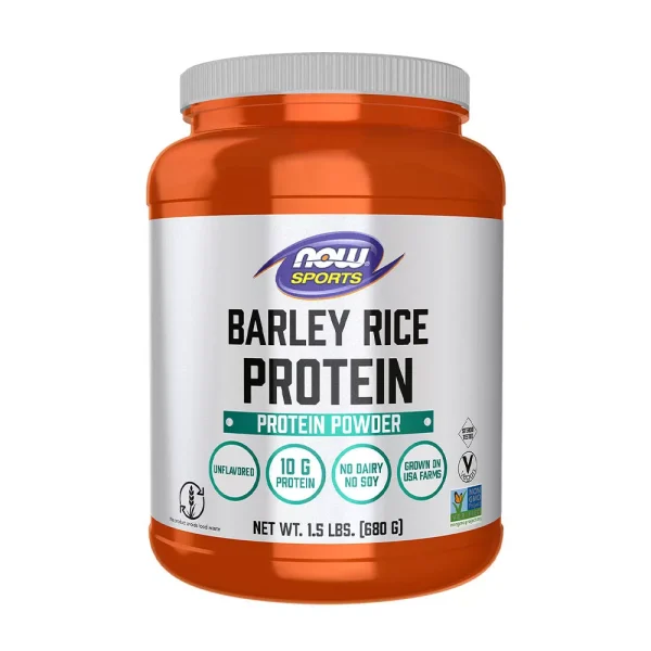 NOW Foods Proteína de Cebada y Arroz en Polvo – 680 g