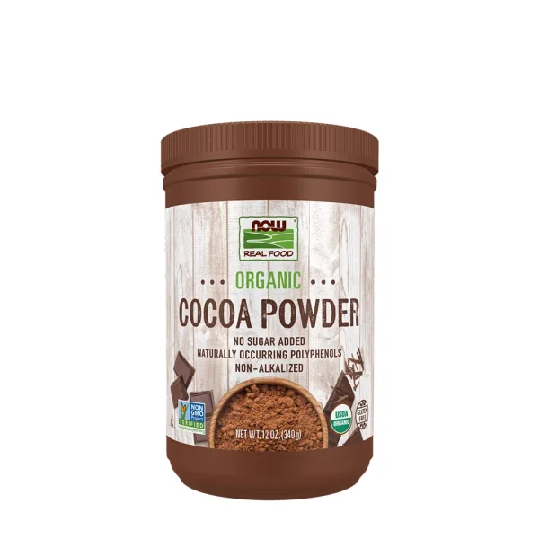 NOW Foods Cacao puro en polvo – 340 g