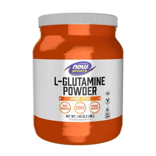 NOW Sports L-Glutamina en Polvo – 1000 g