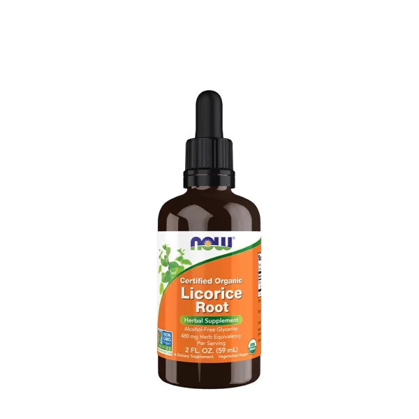 NOW Foods Regaliz Líquido Orgánico sin Alcohol – 59 ml