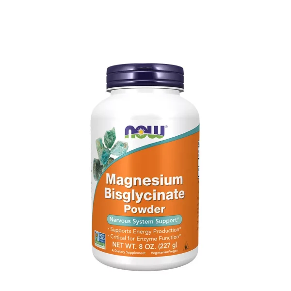 NOW Foods Bisglicinato de Magnesio en Polvo – 227 g