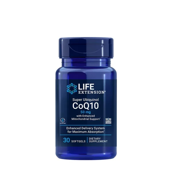 Life Extension Super Ubiquinol CoQ10 50 mg – 30 cápsulas blandas