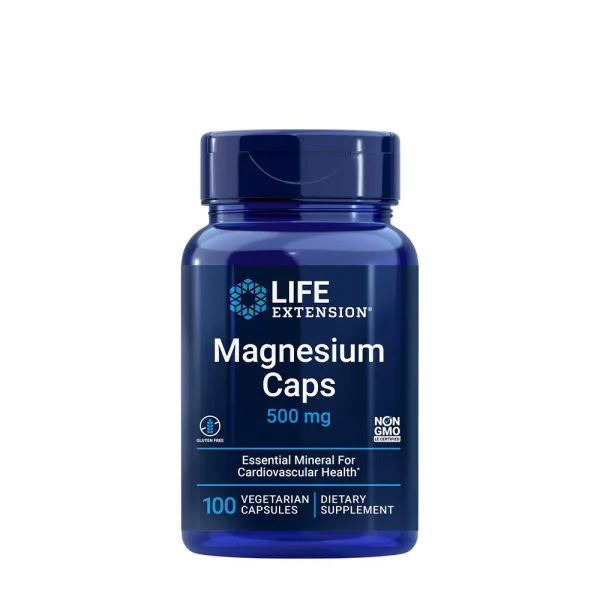 Life Extension Magnesio 500 mg – 100 cápsulas vegetales