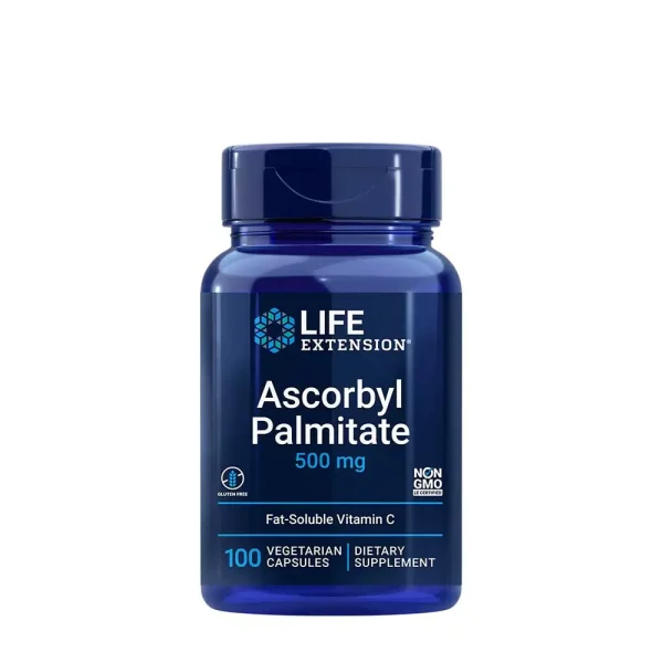 Life Extension Palmitato de ascorbilo 500 mg – 100 cápsulas vegetales