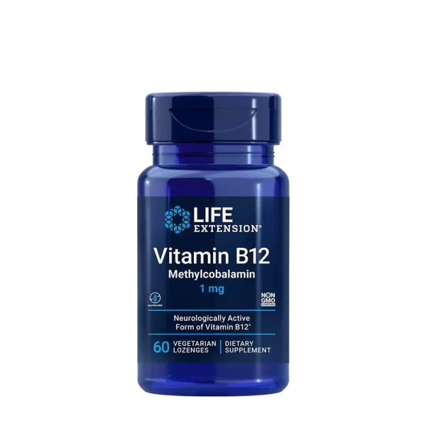 Life Extension Vitamina B12 metilcobalamina 1 mg – 60 pastillas para disolver