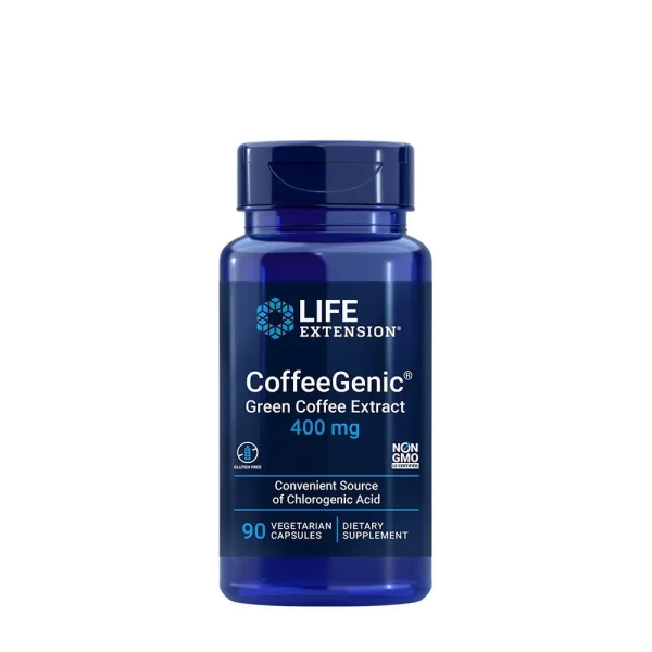 Life Extension CoffeeGenic, extracto de café verde – 90 cápsulas vegetales