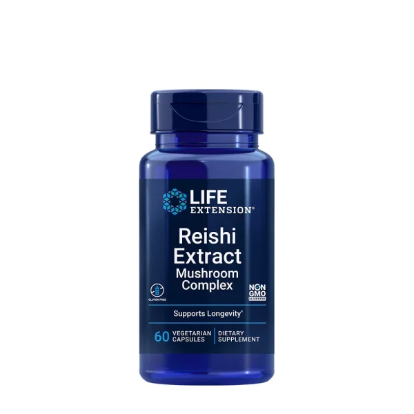 Life Extension Reishi Extract Mushroom Complex – 60 cápsulas vegetales