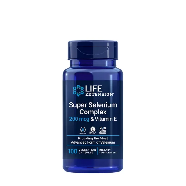 Life Extension Super Selenium Complex, selenio 200 µg – 100 cápsulas vegetales