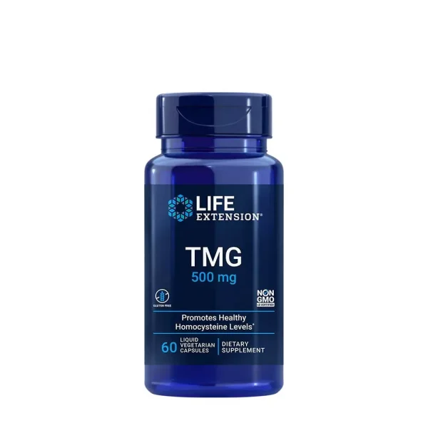 Life Extension TMG, trimetilglicina 500 mg – 60 cápsulas líquidas