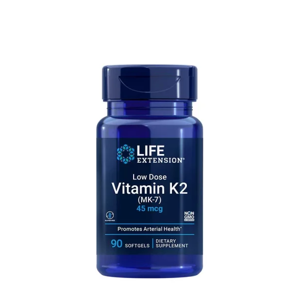 Life Extension Low Dose, vitamina K2 – 90 cápsulas blandas