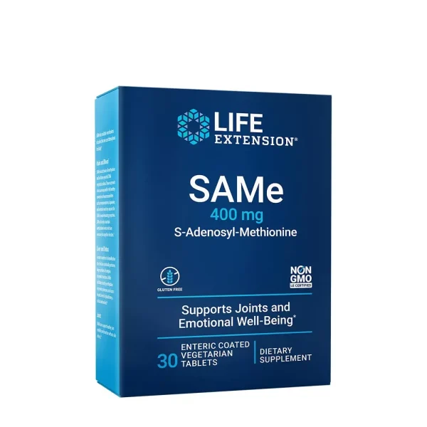Life Extension SAMe, S-adenosilmetionina 400 mg – 30 comprimidos