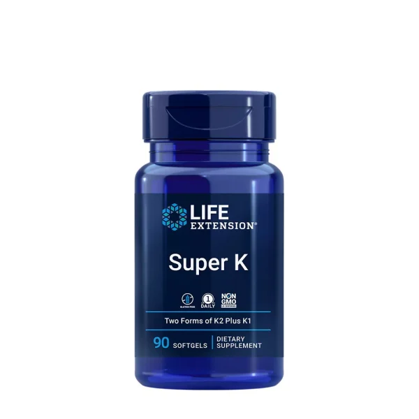 Life Extension Super K, vitamina K – 90 cápsulas blandas