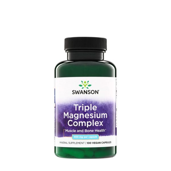 Swanson Triple magnesio Complex (100 cápsulas) – imagen 1