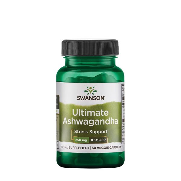 Swanson Ultimate Ashwagandha - KSM-66 250 MG (60 cápsulas vegetales) – imagen 1
