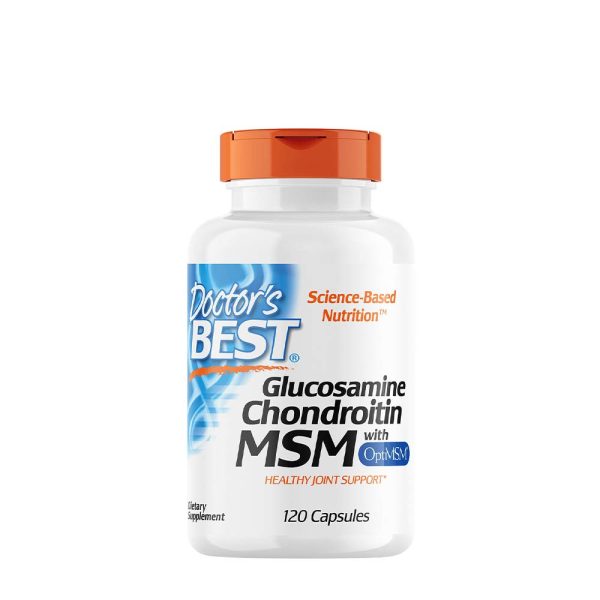 Doctor's Best Glucosamine Chondroitin MSM with Optimsm (120 cápsulas) – imagen 1