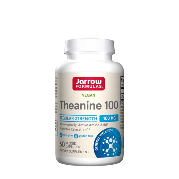 Jarrow Formulas Theanine 100 mg (60 cápsulas vegetales) – imagen 1