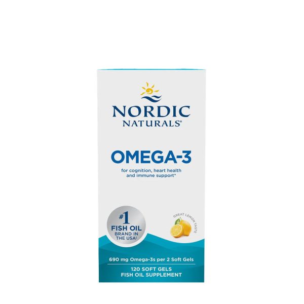 Nordic Naturals Omega-3 (120 cápsulas blandas, limón) – imagen 1