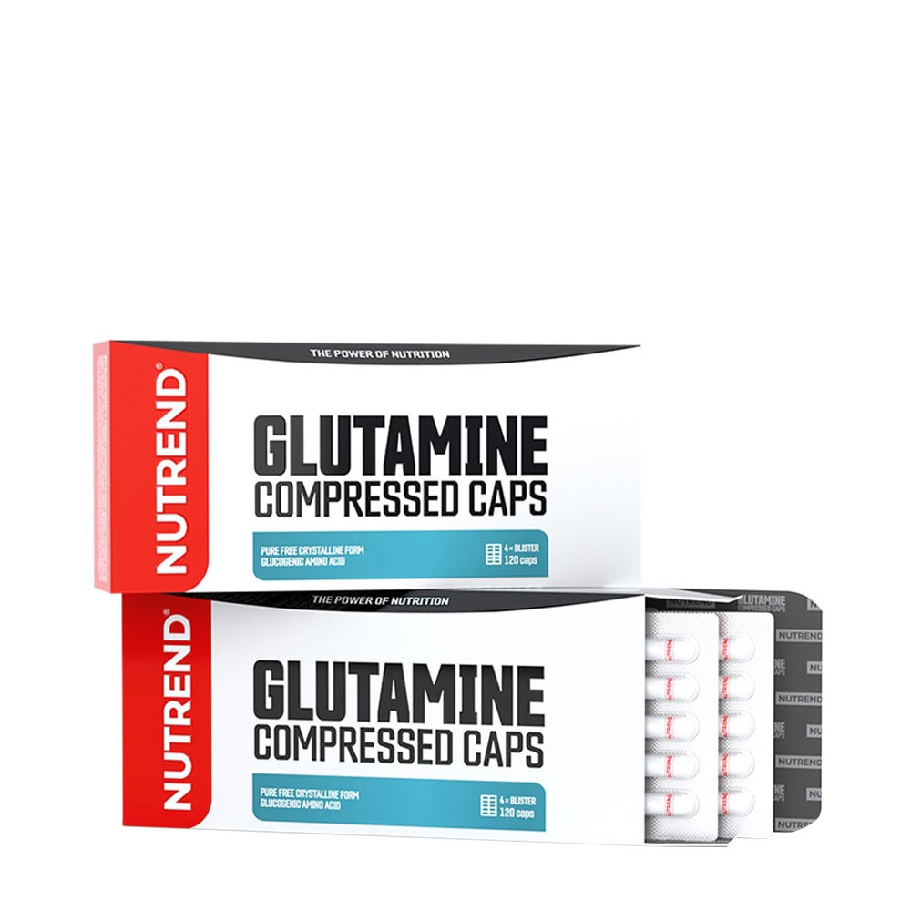 Nutrend Glutamine Compressed Caps (120 cápsulas) – imagen 1