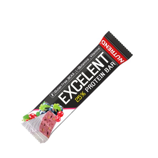 Nutrend Excelent proteína Bar (1 Bar, Blackcurrant arándano rojo) – imagen 1