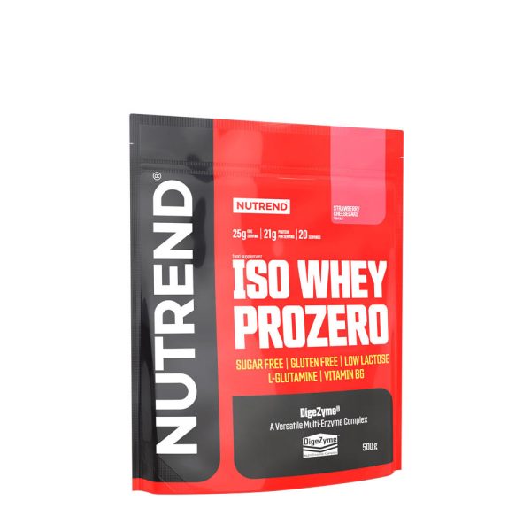 Nutrend Iso Whey Prozero (500 g, fresa Cheesecake) – imagen 1