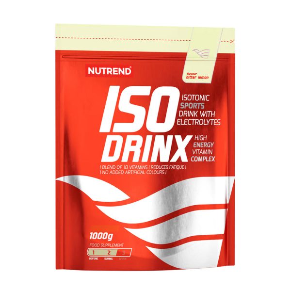 Nutrend IsoDrinx - Isotonic Sport Drink (1000 g, Bitter limón) – imagen 1