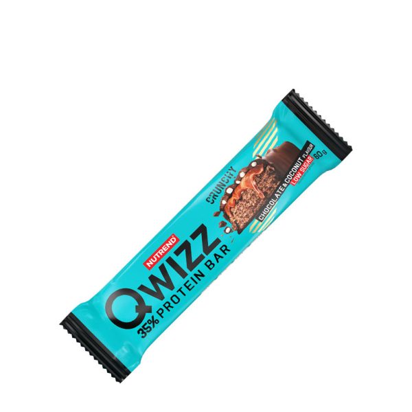 Nutrend Qwizz proteína Bar (1 Bar, chocolate Coconut) – imagen 1