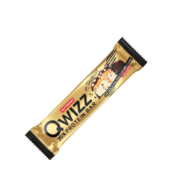 Nutrend Qwizz proteína Bar (1 Bar, caramelo salado) – imagen 1