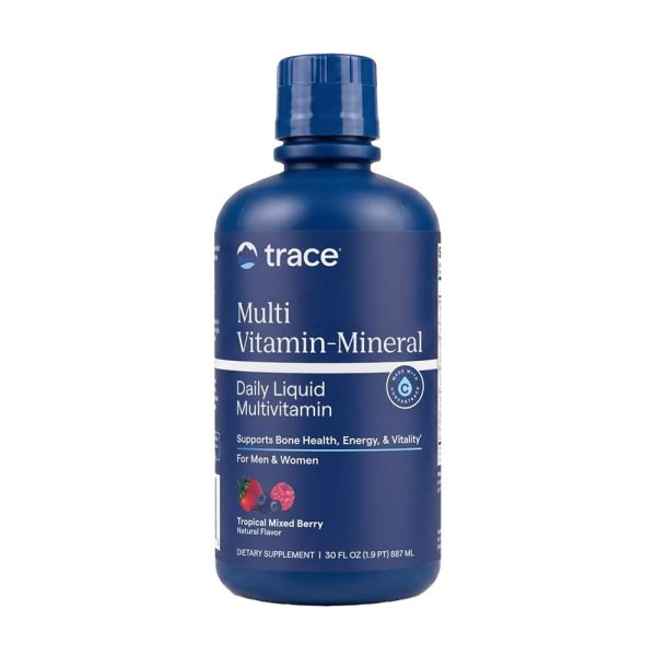 Trace Minerals líquido vitamina-Mineral (30 oz, baya) – imagen 1