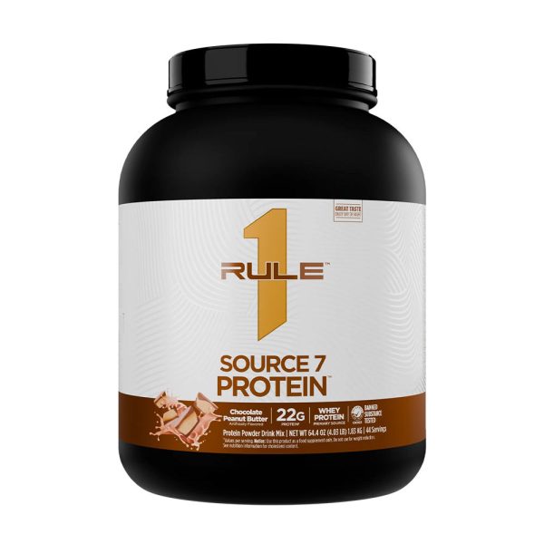 Rule1 Source 7 proteína (4 lbs, chocolate Peanut Butter) – imagen 1