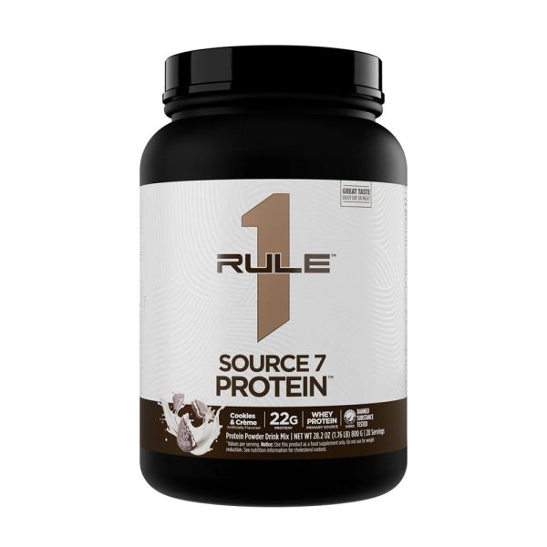 Rule1 Source 7 proteína (20 porciones, Cookies & Cream) – imagen 1
