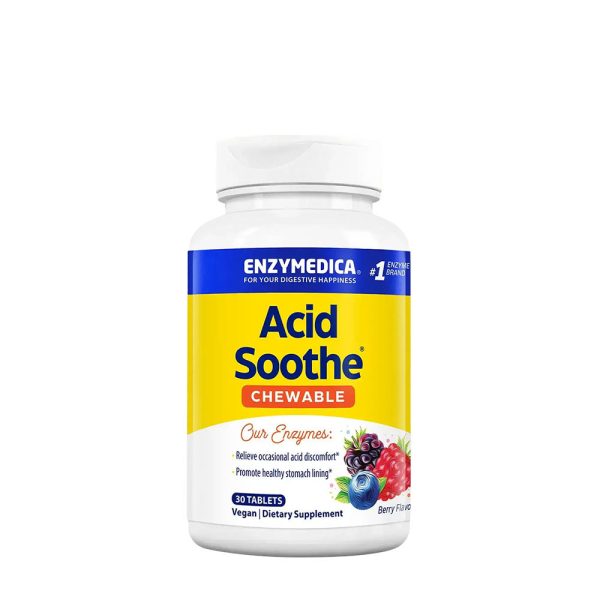 Enzymedica Acid Soothe® Chewable (60 comprimidos masticables, baya) – imagen 1