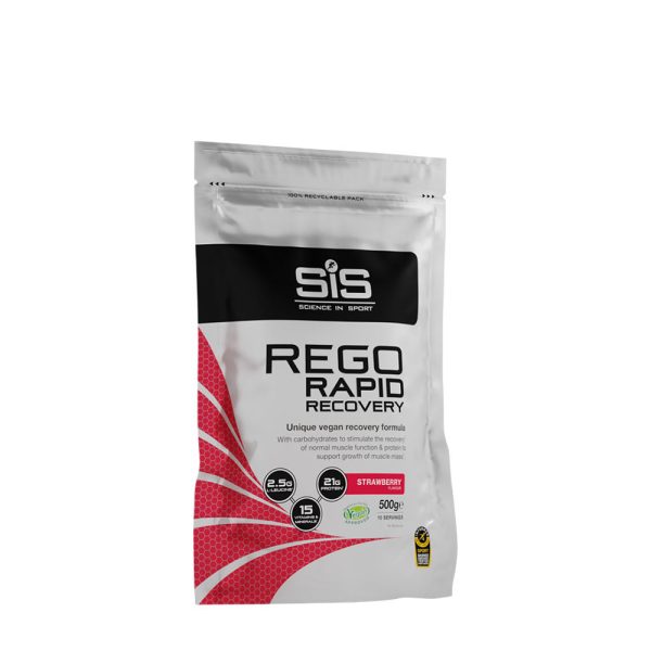 Science in Sport REGO Rapid Recovery (500 g, fresa) – imagen 1