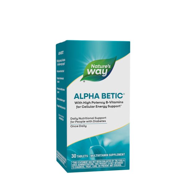 Natures Way Alpha Betic® multivitamínico (30 comprimidos) – imagen 1