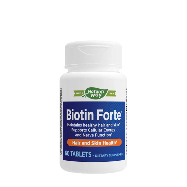 Natures Way Biotin Forte® (60 comprimidos) – imagen 1