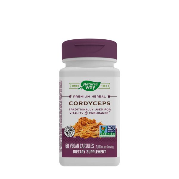 Natures Way Cordyceps (60 cápsulas) – imagen 1