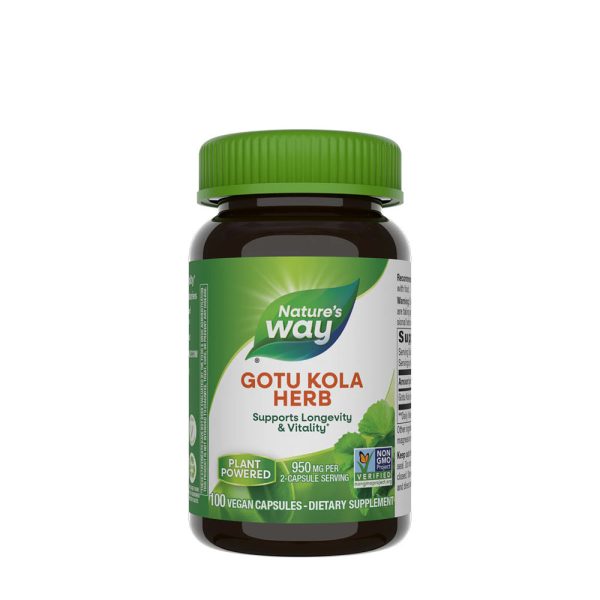 Natures Way Gotu Kola Herb (100 cápsulas) – imagen 1