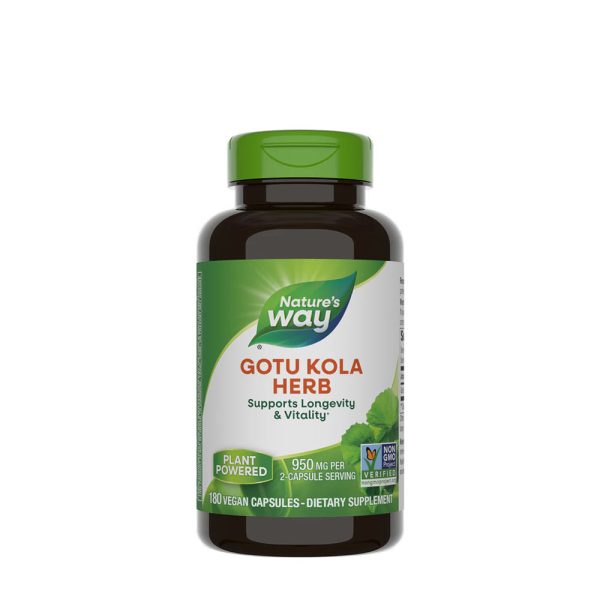 Natures Way Gotu Kola Herb (180 cápsulas) – imagen 1