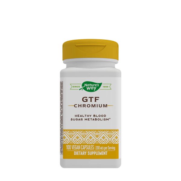 Natures Way GTF Chromium (100 cápsulas) – imagen 1