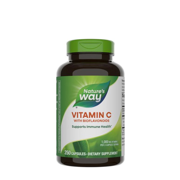 Natures Way vitamina C with Bioflavonoids (250 cápsulas) – imagen 1