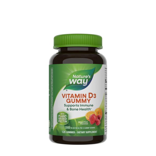 Natures Way vitamina D3 gominolas (120 gominolas) – imagen 1