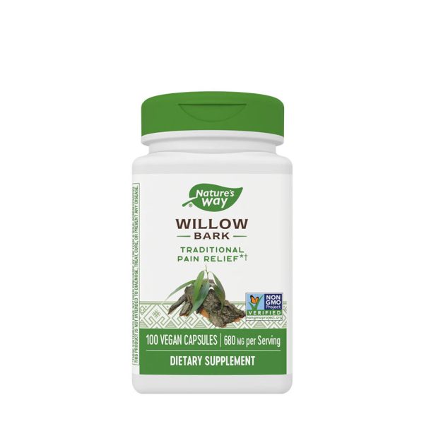 Natures Way Willow Bark (100 cápsulas vegetales) – imagen 1