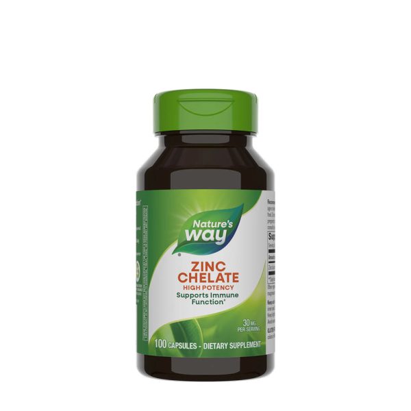 Natures Way zinc Chelate (100 cápsulas) – imagen 1