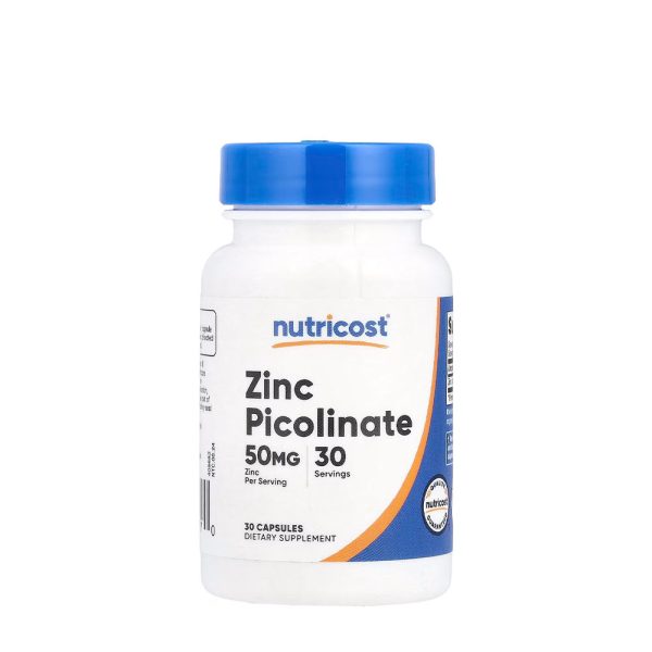 Nutricost zinc Picolinate 50 mg (30 cápsulas) – imagen 1