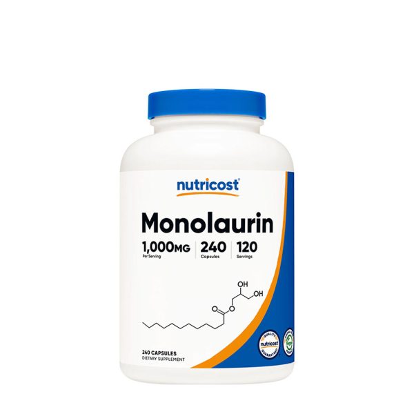 Nutricost Monolaurin cápsulas (240 Cápsula) – imagen 1