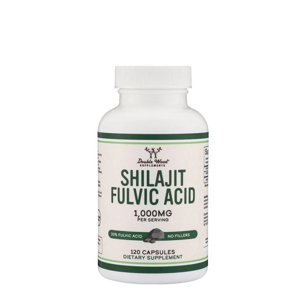 Double Wood Supplements Shilajit Resin (120 cápsulas) – imagen 1
