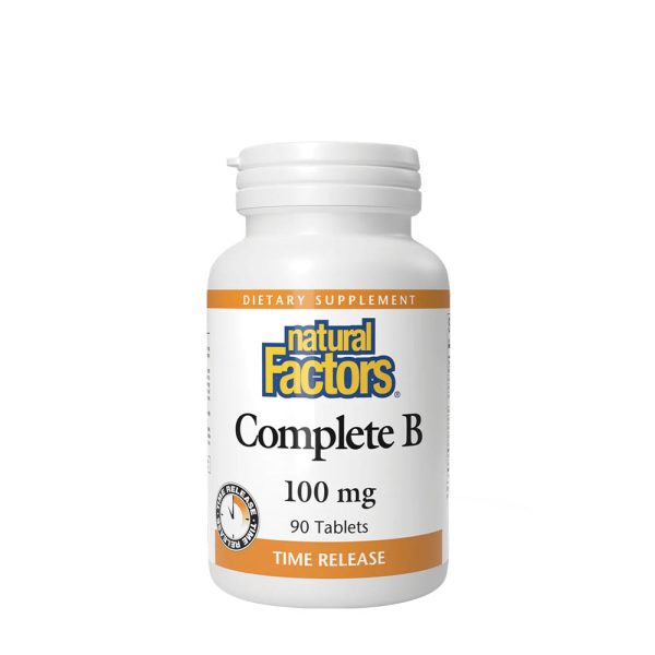 Natural Factors Complete B Time Release (90 comprimidos) – imagen 1