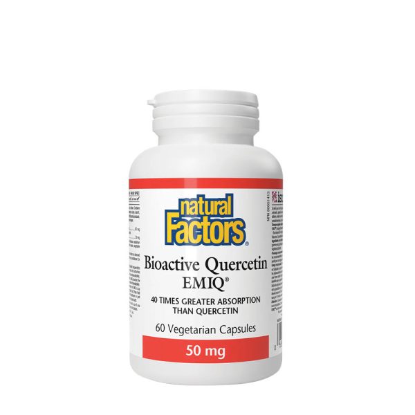 Natural Factors Bioactive Quercetin EMIQ 50 mg (60 cápsulas) – imagen 1