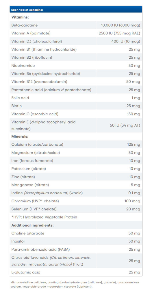Natural Factors Super Multi Plus hierro (90 comprimidos) – imagen 2 Natural Factors Super Multi Plus hierro (90 comprimidos) – imagen 2